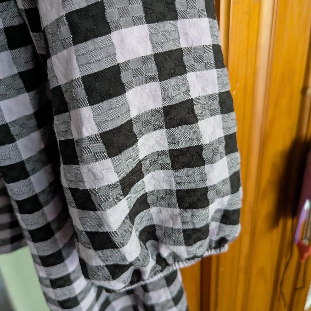 Women's Long Sleeve Tie-Front Muse Dress-Wild Fable-Amethyst-SizeXXL - Picture 3 of 4